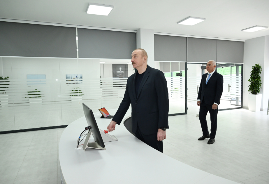 President Ilham Aliyev attends opening of Lachin Electric Network Digital Control Center (PHOTO/VIDEO)