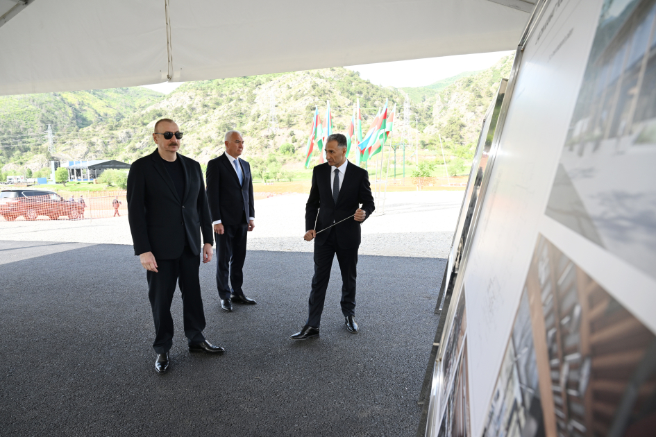 President Ilham Aliyev lays foundation stone for Lachin cable car line (PHOTO/VIDEO)