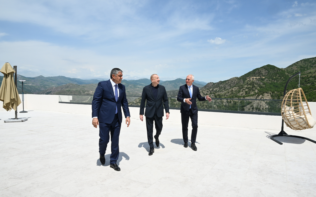 President Ilham Aliyev attends opening of “Lachin” Recreation Complex (PHOTO)