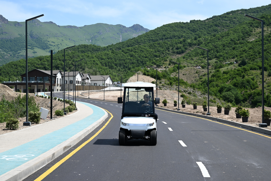 President Ilham Aliyev attends opening of “Lachin” Recreation Complex (PHOTO)