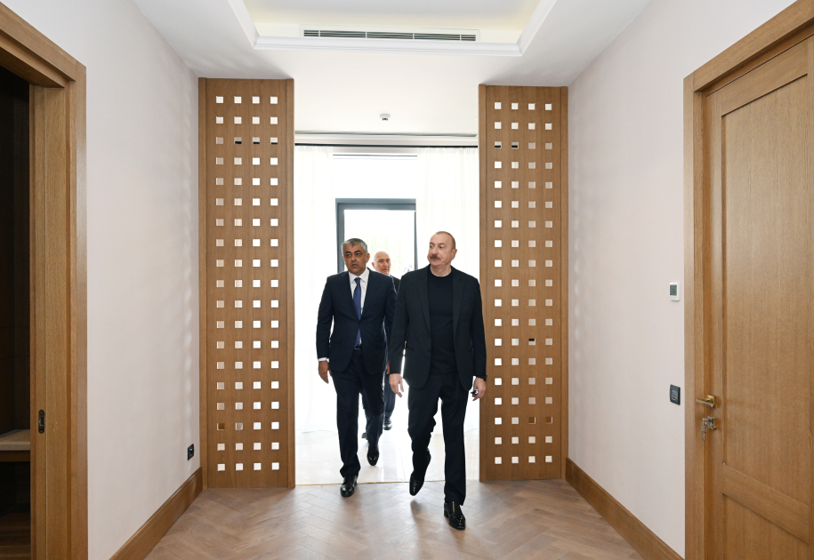 President Ilham Aliyev attends opening of “Lachin” Recreation Complex (PHOTO)