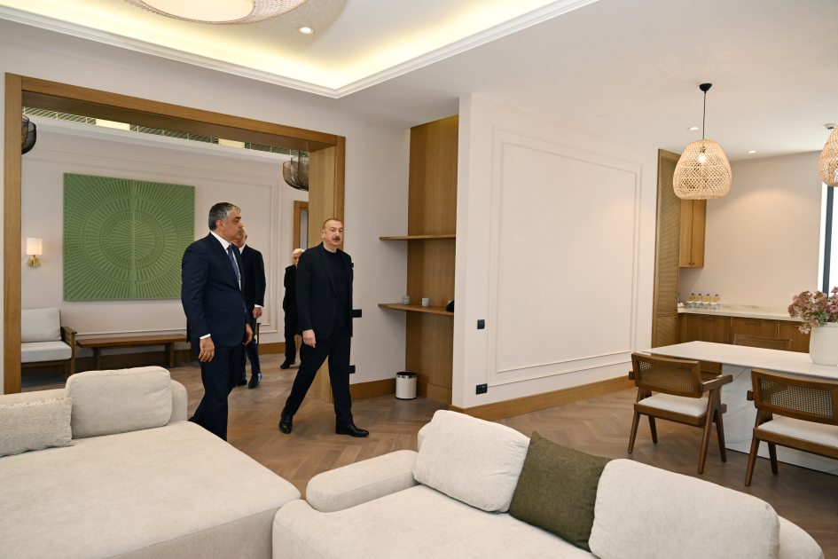 President Ilham Aliyev attends opening of “Lachin” Recreation Complex (PHOTO)