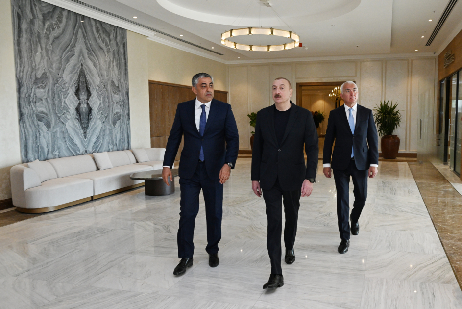 President Ilham Aliyev attends opening of “Lachin” Recreation Complex (PHOTO)