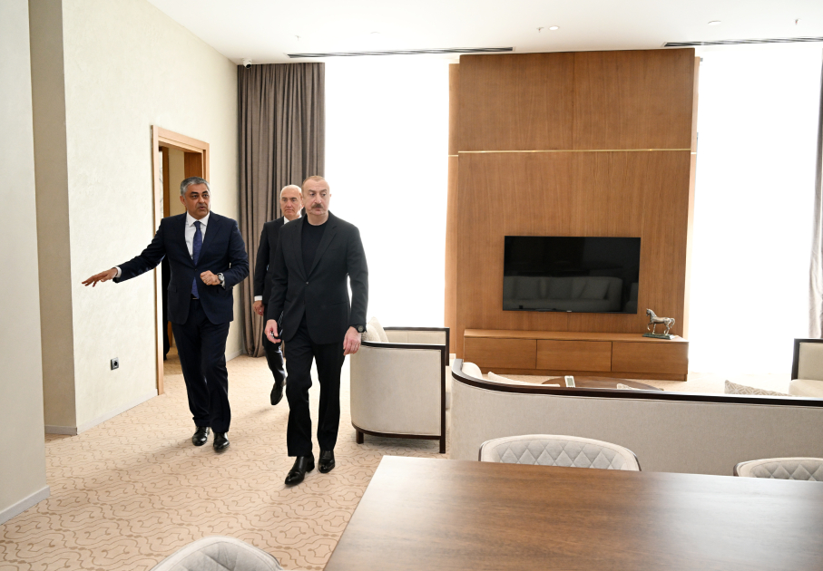President Ilham Aliyev attends opening of “Lachin” Recreation Complex (PHOTO)