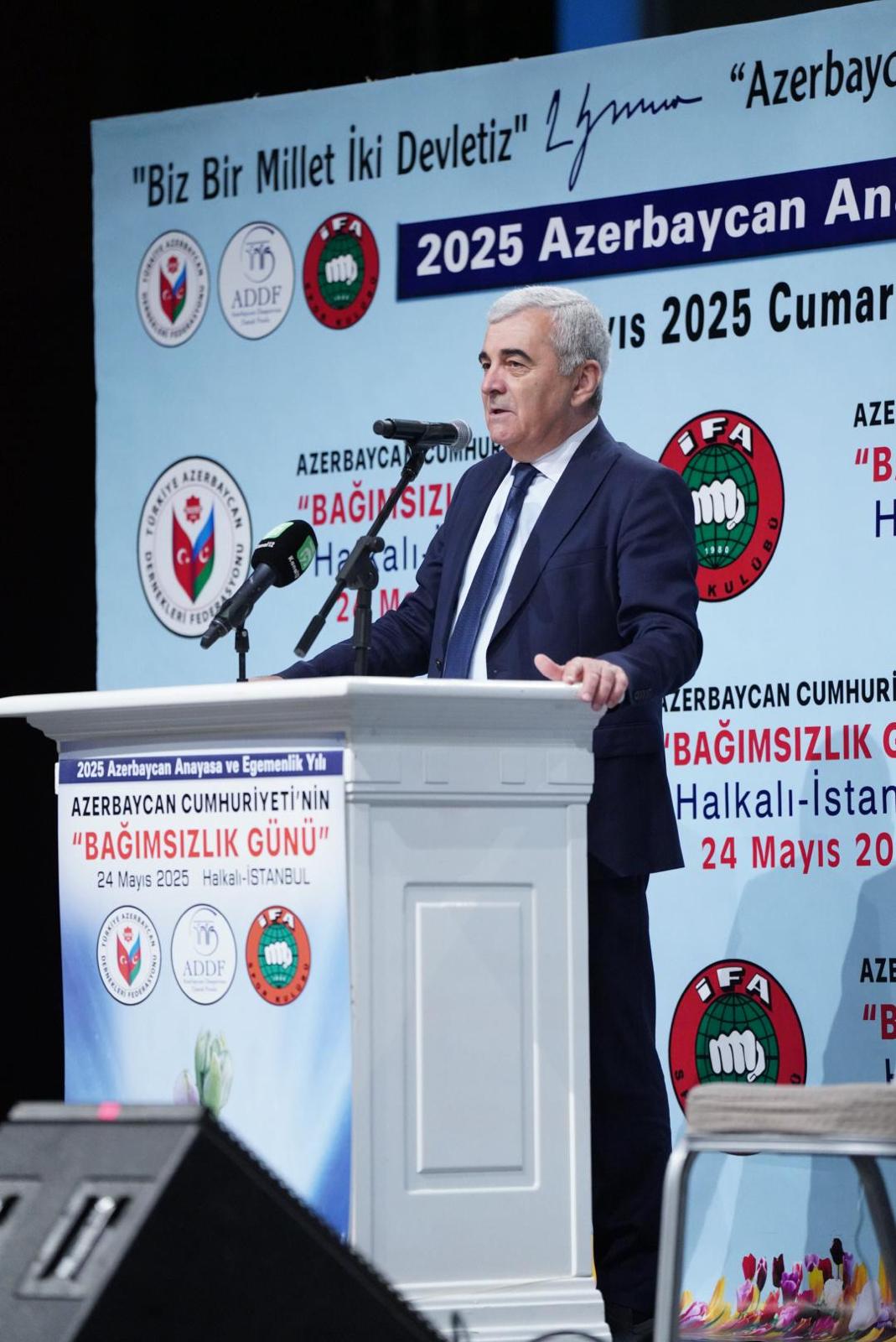 Azerbaijani diaspora marks "Year of Constitution and Sovereignty" and Independence Day in Turkish Istanbul (PHOTO)