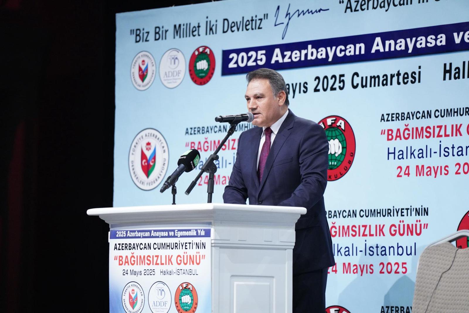 Azerbaijani diaspora marks "Year of Constitution and Sovereignty" and Independence Day in Turkish Istanbul (PHOTO)