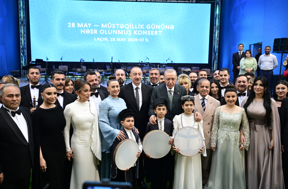 Presidents of Azerbaijan and Türkiye, Prime Minister of Pakistan attend concert dedicated to Independence Day in Lachin (PHOTO/VIDEO)