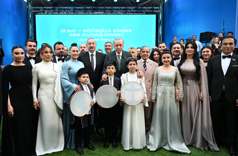 Presidents of Azerbaijan and Türkiye, Prime Minister of Pakistan attend concert dedicated to Independence Day in Lachin (PHOTO/VIDEO)