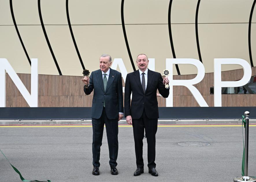 President Ilham Aliyev, Recep Tayyip Erdoğan attend inauguration ceremony of Lachin Int'l Airport (PHOTO/VIDEO)