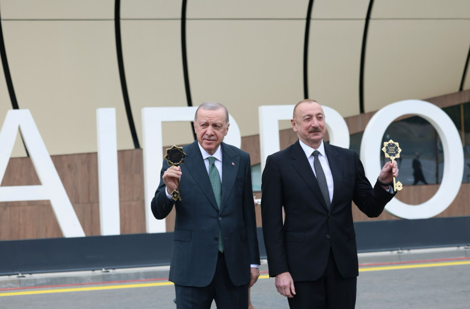 President Ilham Aliyev, Recep Tayyip Erdoğan attend inauguration ceremony of Lachin Int'l Airport (PHOTO/VIDEO)