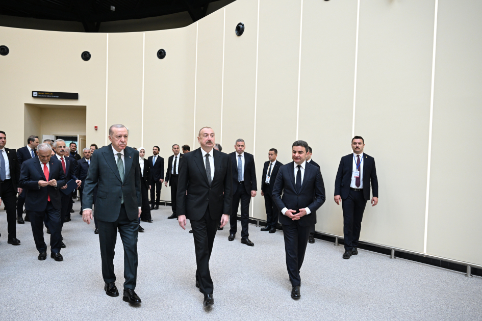 President Ilham Aliyev, Recep Tayyip Erdoğan attend inauguration ceremony of Lachin Int'l Airport (PHOTO/VIDEO)