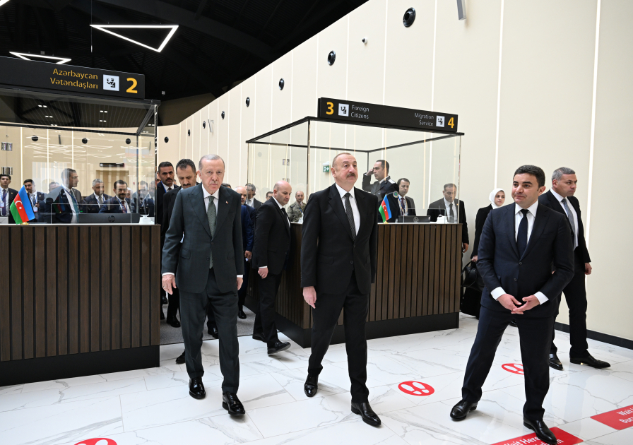 President Ilham Aliyev, Recep Tayyip Erdoğan attend inauguration ceremony of Lachin Int'l Airport (PHOTO/VIDEO)