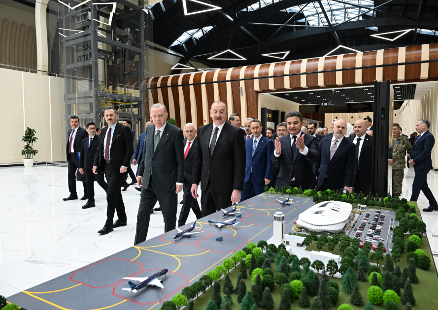 President Ilham Aliyev, Recep Tayyip Erdoğan attend inauguration ceremony of Lachin Int'l Airport (PHOTO/VIDEO)