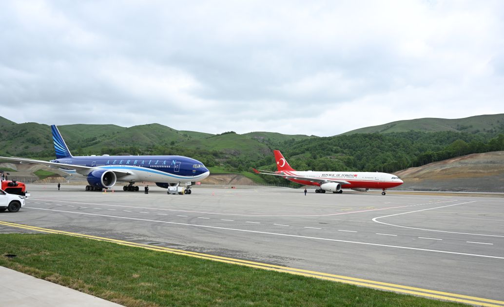 President Ilham Aliyev, Recep Tayyip Erdoğan attend inauguration ceremony of Lachin Int'l Airport (PHOTO/VIDEO)