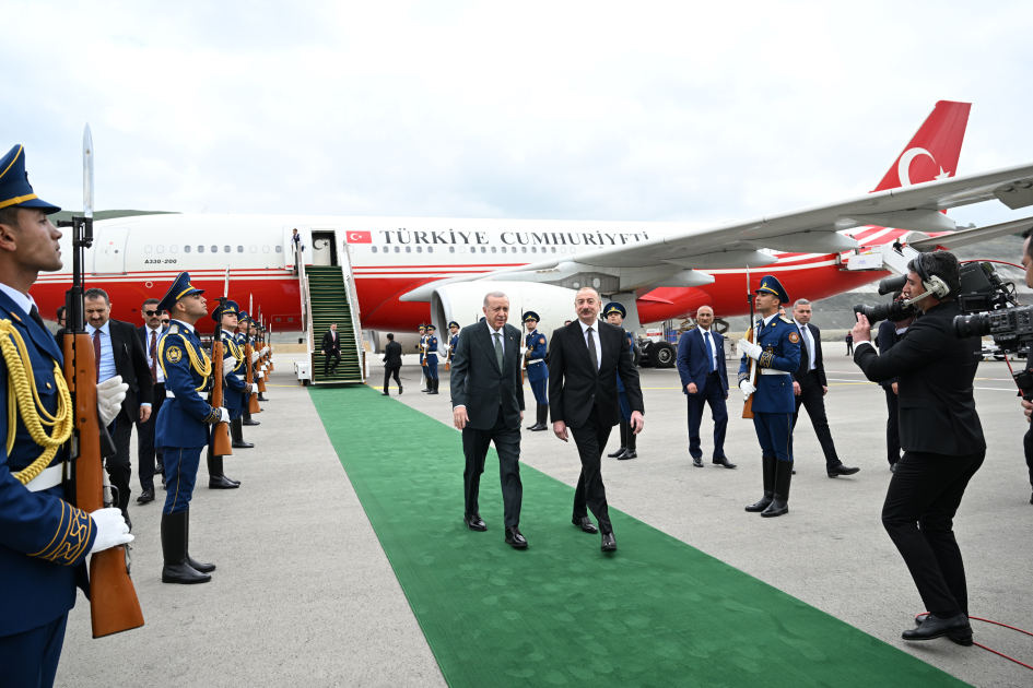 President Ilham Aliyev, Recep Tayyip Erdoğan attend inauguration ceremony of Lachin Int'l Airport (PHOTO/VIDEO)