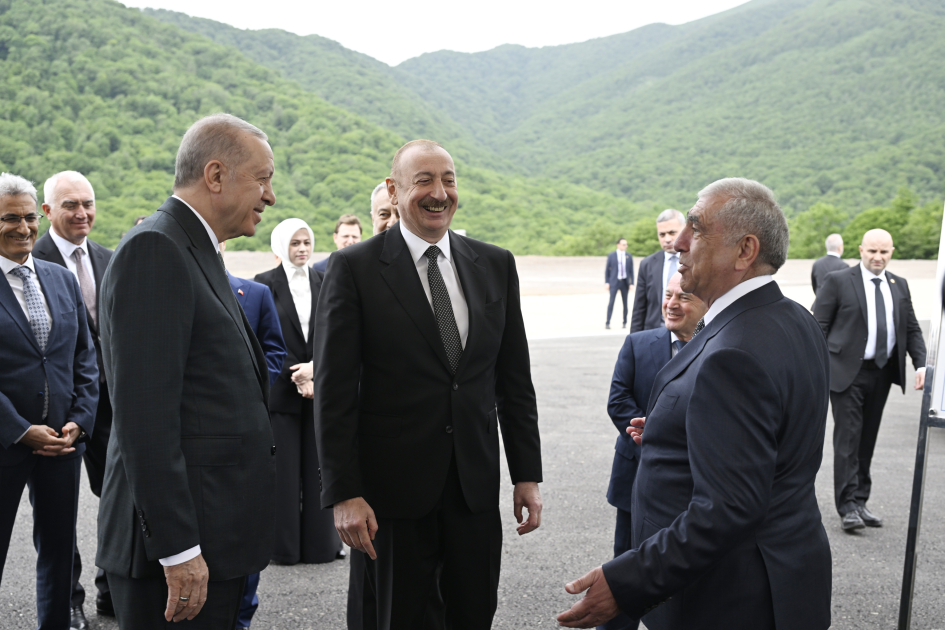President Ilham Aliyev, President Recep Tayyip Erdoğan inspect progress on Kalbajar-Lachin highway construction (PHOTO/VIDEO)