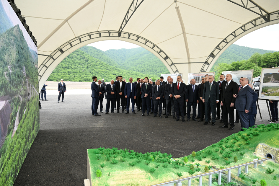 President Ilham Aliyev, President Recep Tayyip Erdoğan inspect progress on Kalbajar-Lachin highway construction (PHOTO/VIDEO)
