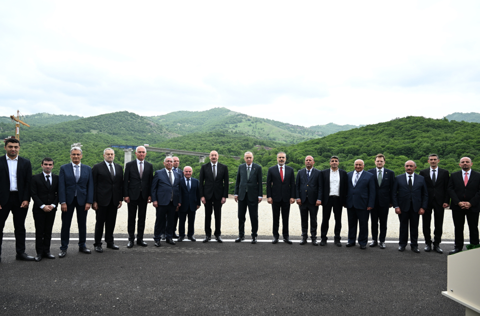 President Ilham Aliyev, President Recep Tayyip Erdoğan inspect progress on Kalbajar-Lachin highway construction (PHOTO/VIDEO)