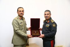 Azerbaijan's Defense Minister, Pakistan's Chief of Army Staff plan to scale up military training drills (PHOTO)