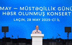 Presidents of Azerbaijan and Türkiye, Prime Minister of Pakistan attend concert dedicated to Independence Day in Lachin (PHOTO/VIDEO)
