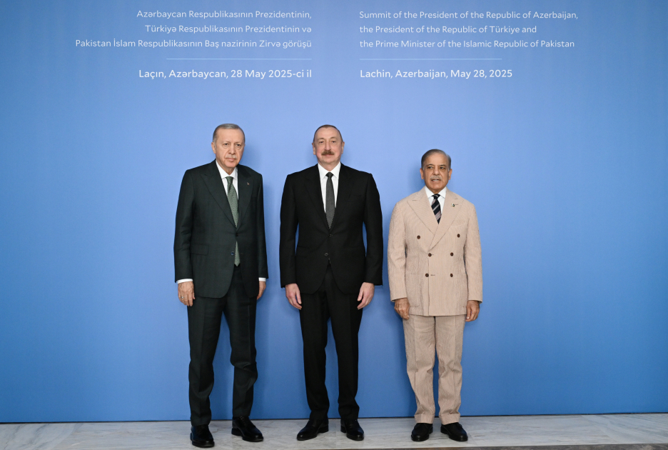 Trilateral summit of Azerbaijani President, Turkish President, and Pakistani Prime Minister held in Lachin (PHOTO/VIDEO)