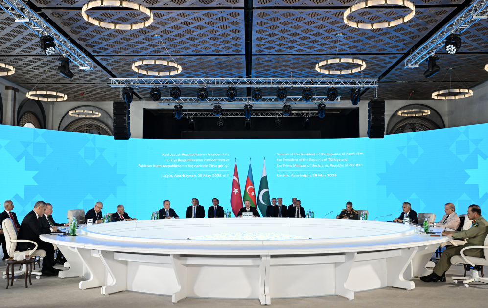 Trilateral summit of Azerbaijani President, Turkish President, and Pakistani Prime Minister held in Lachin (PHOTO/VIDEO)