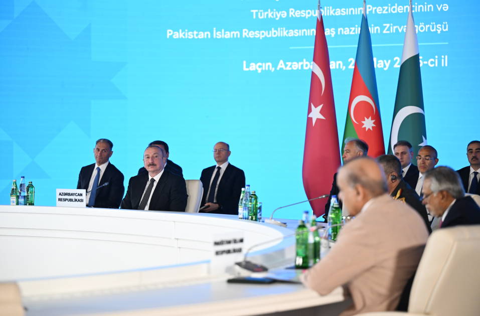 Trilateral summit of Azerbaijani President, Turkish President, and Pakistani Prime Minister held in Lachin (PHOTO/VIDEO)
