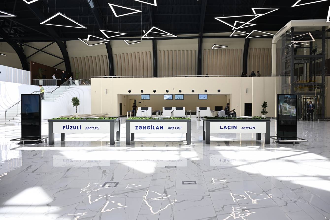 Pictures speaking thousand words about Azerbaijan's shiny new Lachin International Airport