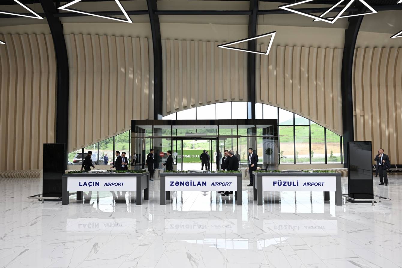Pictures speaking thousand words about Azerbaijan's shiny new Lachin International Airport