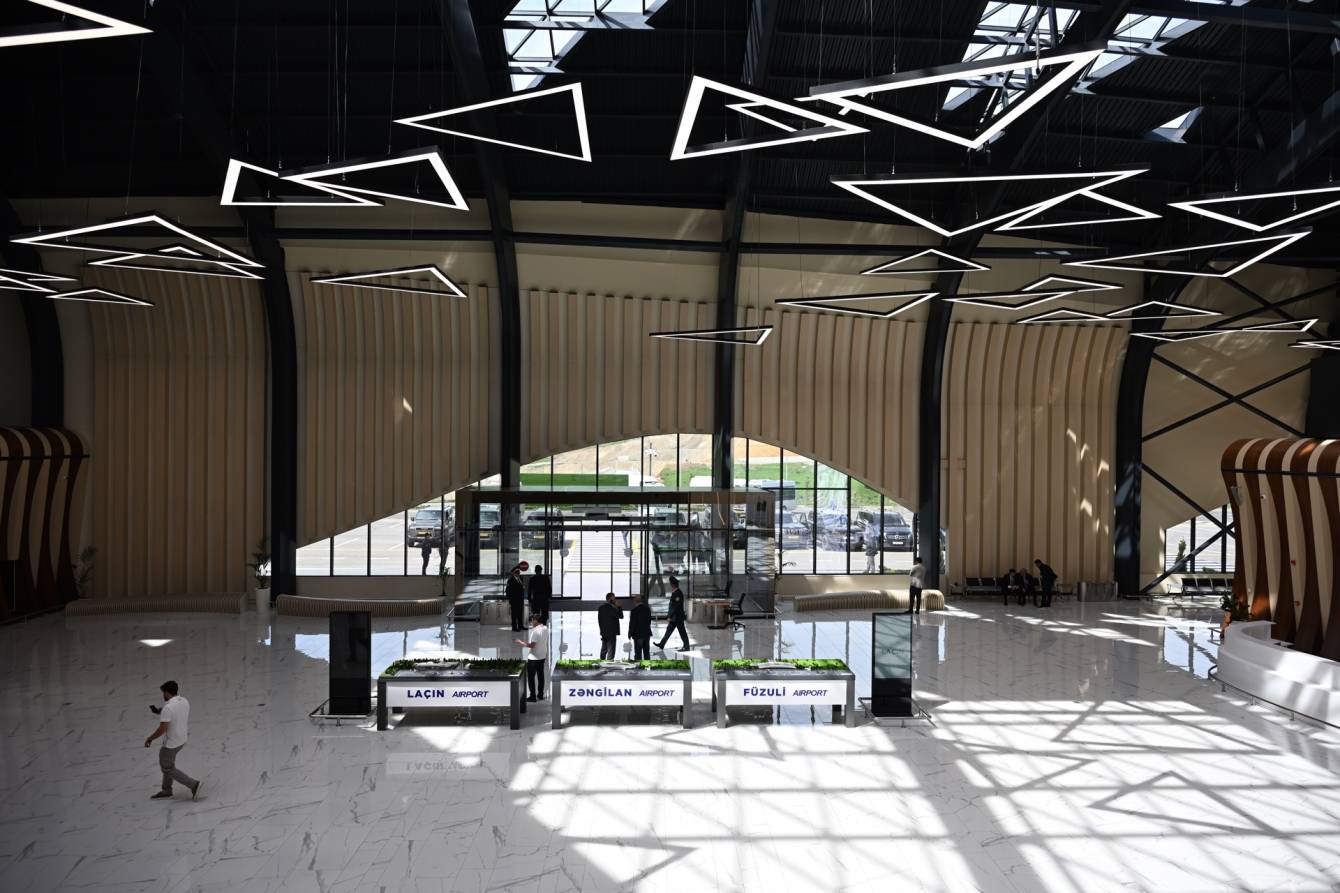 Pictures speaking thousand words about Azerbaijan's shiny new Lachin International Airport
