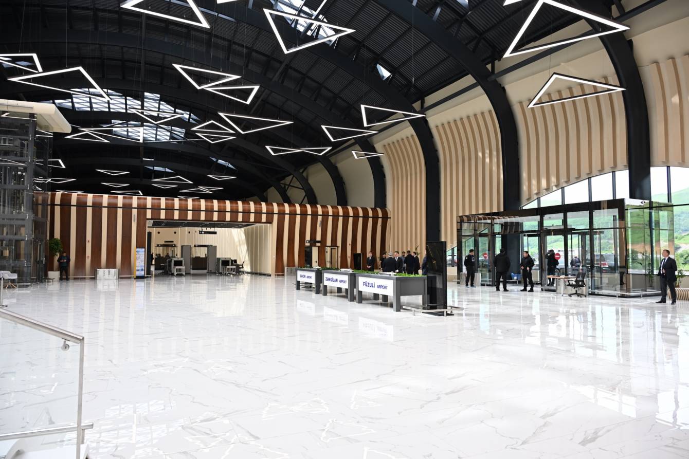 Pictures speaking thousand words about Azerbaijan's shiny new Lachin International Airport