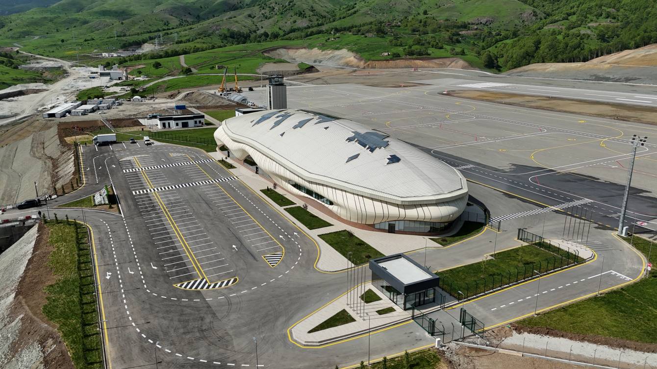 Pictures speaking thousand words about Azerbaijan's shiny new Lachin International Airport