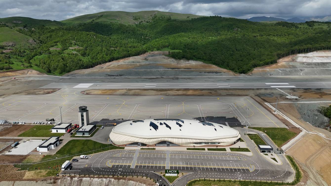 Pictures speaking thousand words about Azerbaijan's shiny new Lachin International Airport