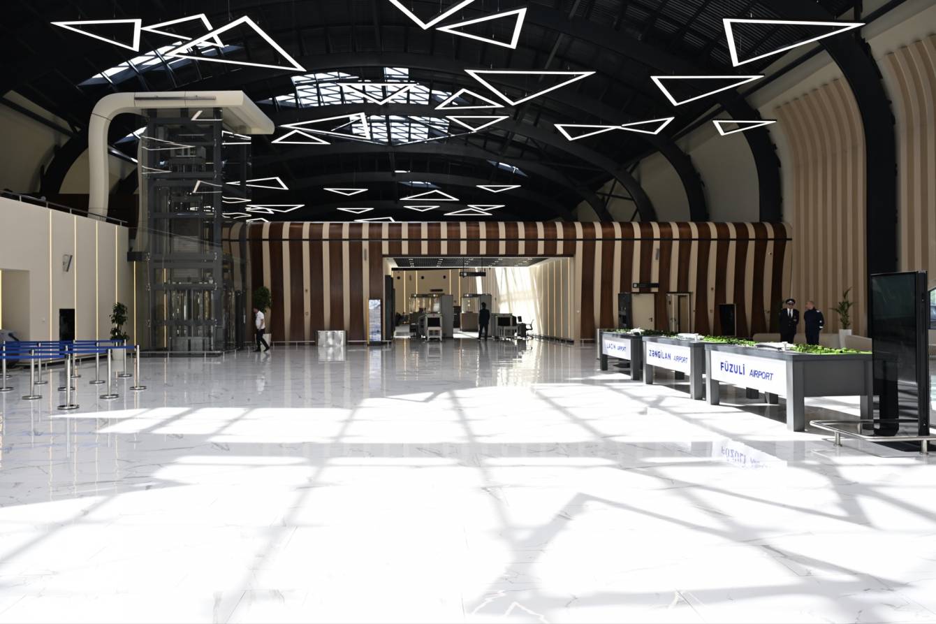 Pictures speaking thousand words about Azerbaijan's shiny new Lachin International Airport