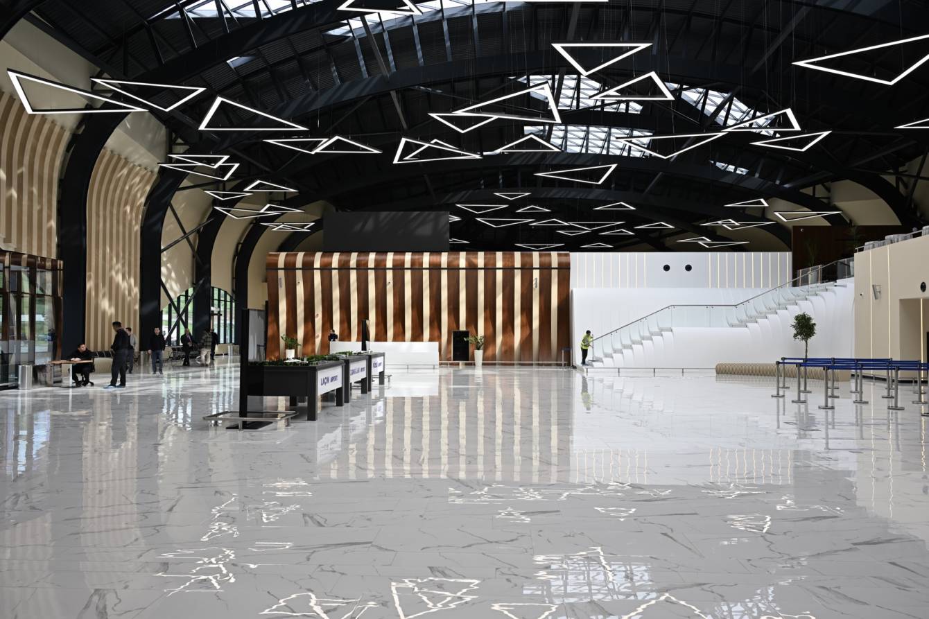 Pictures speaking thousand words about Azerbaijan's shiny new Lachin International Airport