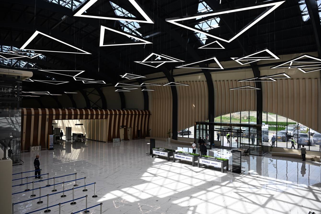 Pictures speaking thousand words about Azerbaijan's shiny new Lachin International Airport