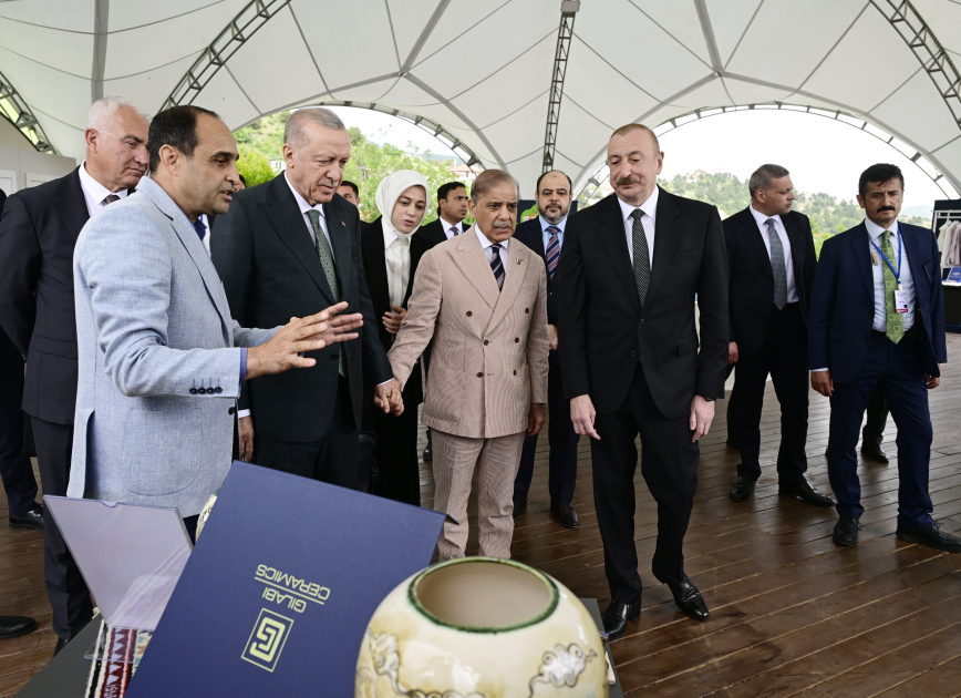 President Ilham Aliyev, President Recep Tayyip Erdoğan, PM Shehbaz Sharif visit promenade in Lachin city (PHOTO/VIDEO)