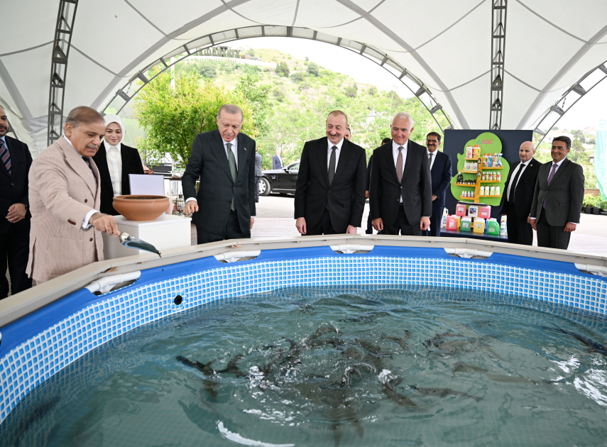 President Ilham Aliyev, President Recep Tayyip Erdoğan, PM Shehbaz Sharif visit promenade in Lachin city (PHOTO/VIDEO)