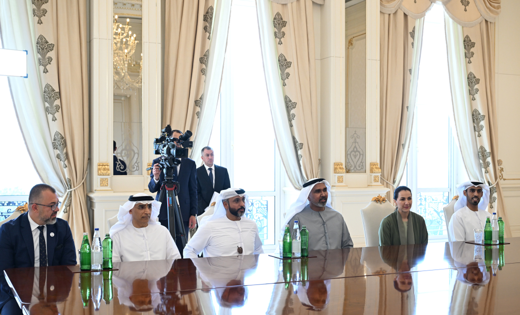 President Ilham Aliyev receives business delegation from United Arab Emirates (PHOTO/VIDEO)