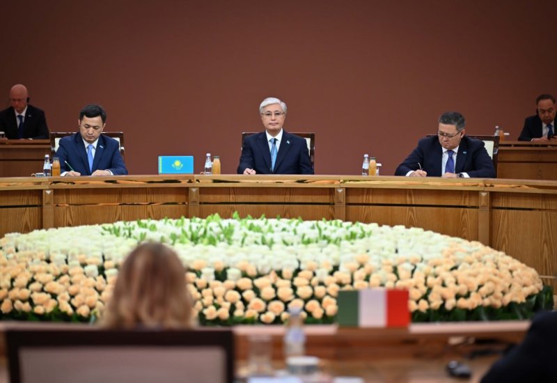 Kazakhstan ready to boost oil supply to Italy, Tokayev says