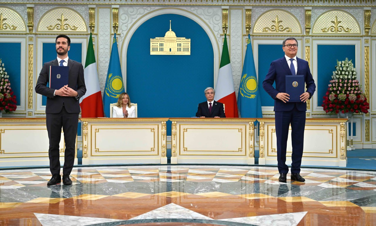 Kazakhstan, Italy expand strategic partnership with new agreements in several key sectors