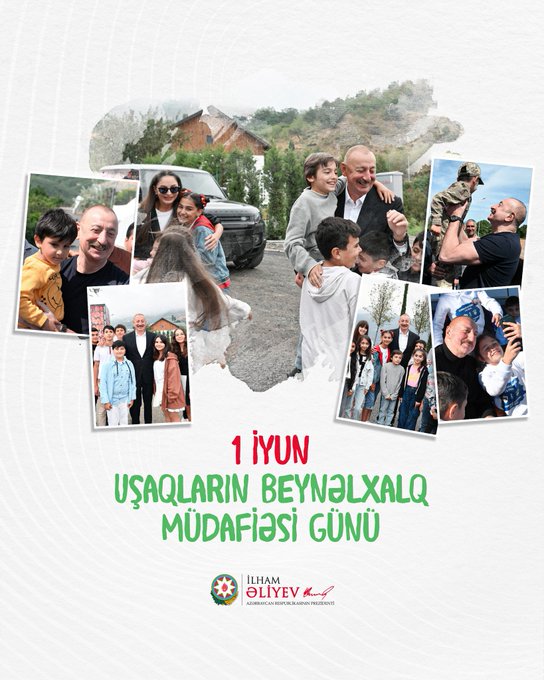 President Ilham Aliyev shares post on occasion of June 1 - International Children's Day (PHOTO/VIDEO)