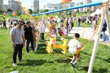 Children's festival held in Heydar Aliyev Center park (PHOTO)