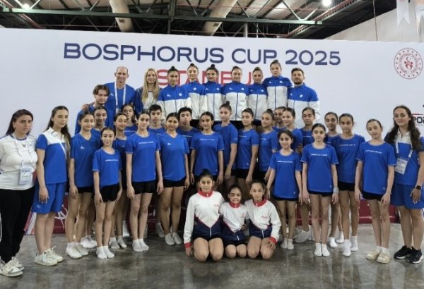 Azerbaijani gymnasts emerge victorious, adorned with medals from Istanbul, Türkiye (PHOTO)