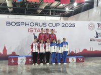 Azerbaijani gymnasts emerge victorious, adorned with medals from Istanbul, Türkiye (PHOTO)