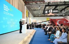 President Ilham Aliyev addresses official opening of 30th Caspian Oil and Gas Exhibition, 13th Caspian Power Exhibition, and 30th Baku Energy Forum (PHOTO/VIDEO)