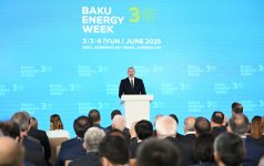 President Ilham Aliyev addresses official opening of 30th Caspian Oil and Gas Exhibition, 13th Caspian Power Exhibition, and 30th Baku Energy Forum (PHOTO/VIDEO)