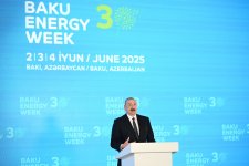 President Ilham Aliyev addresses official opening of 30th Caspian Oil and Gas Exhibition, 13th Caspian Power Exhibition, and 30th Baku Energy Forum (PHOTO/VIDEO)