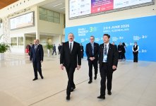 President Ilham Aliyev addresses official opening of 30th Caspian Oil and Gas Exhibition, 13th Caspian Power Exhibition, and 30th Baku Energy Forum (PHOTO/VIDEO)