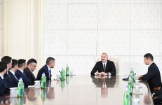 President Ilham Aliyev receives members of Azerbaijan national team, winners of minifootball World Cup (PHOTO/VIDEO)